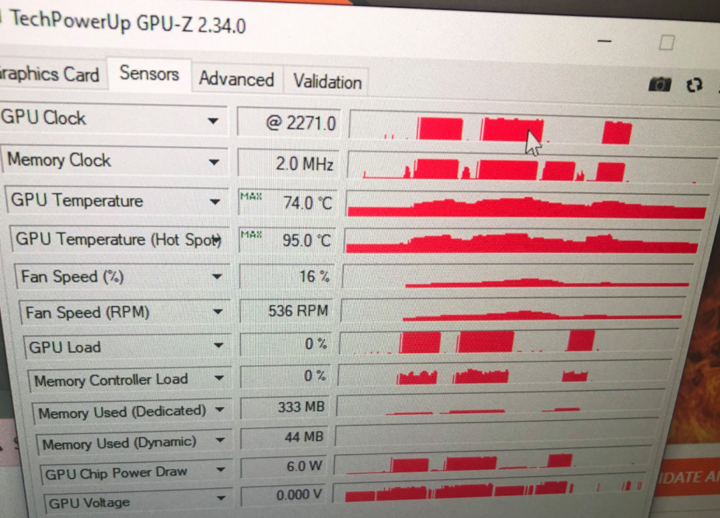AMD Radeon RX 6800 XT GPUz Screenshot
