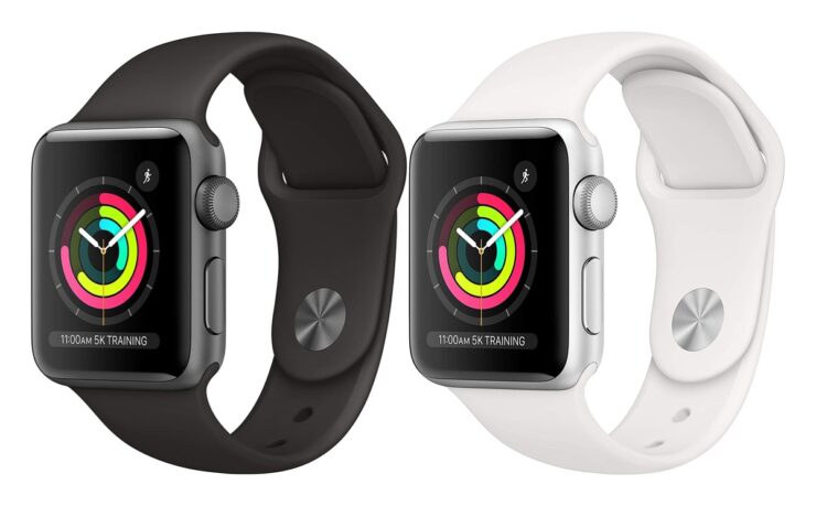 Space Gray and Silver Apple Watch Series 3 available for just $179