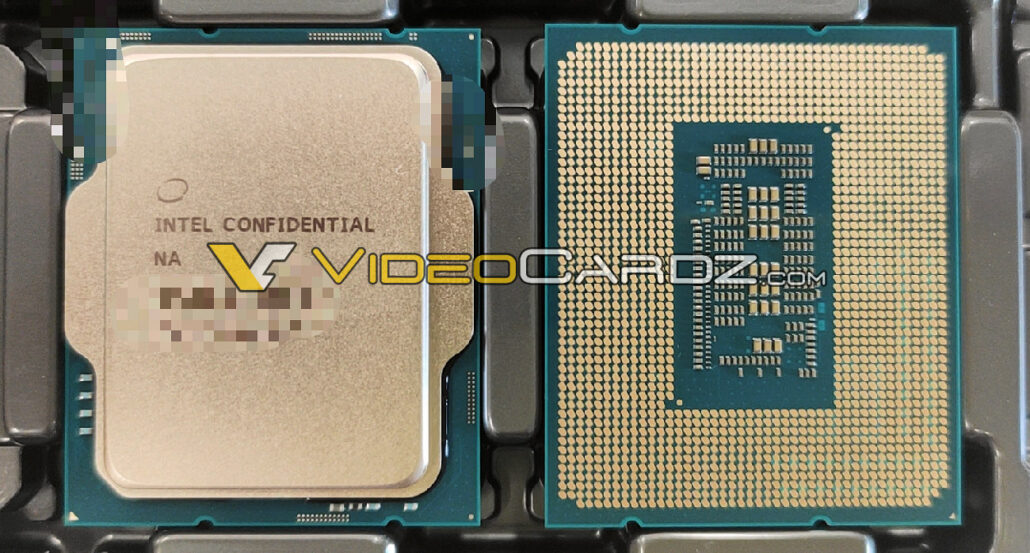 Intel Alder Lake 12th Gen Desktop CPUs pictured. (Image Credits: Videocardz)