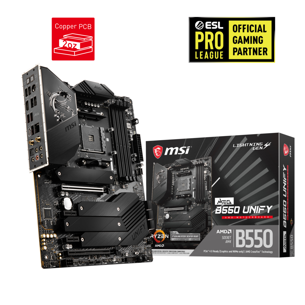 MSI MEG B550 Unify Motherboard For AMD Ryzen 5000 Desktop CPUs_1