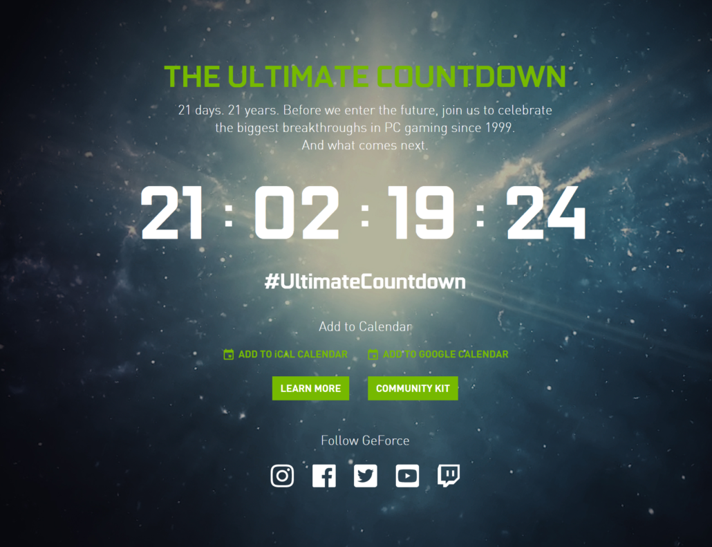 NVIDIA GeForce RTX Ampere Gaming Graphics Cards_Countdown_Official_Announcement