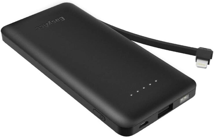 EasyAcc power bank with built-in Lightning cable available for just $7