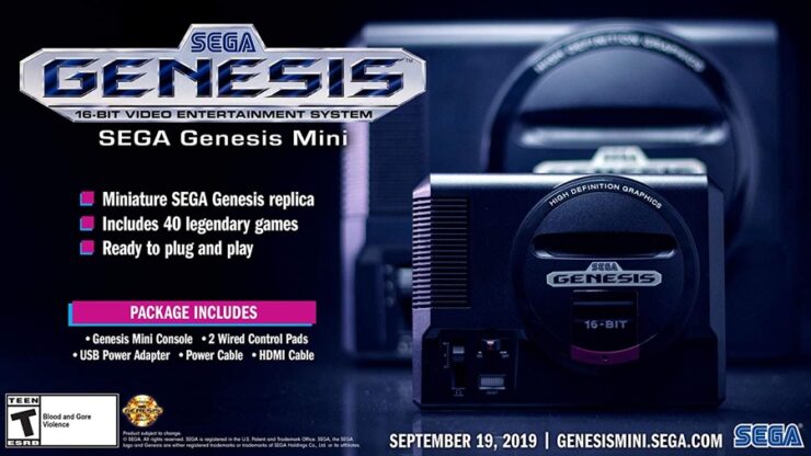 SEGA Genesis Mini discounted to $49.99